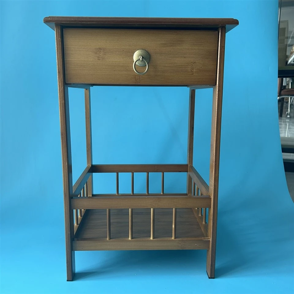 Wooden Flower Rack with Drawer