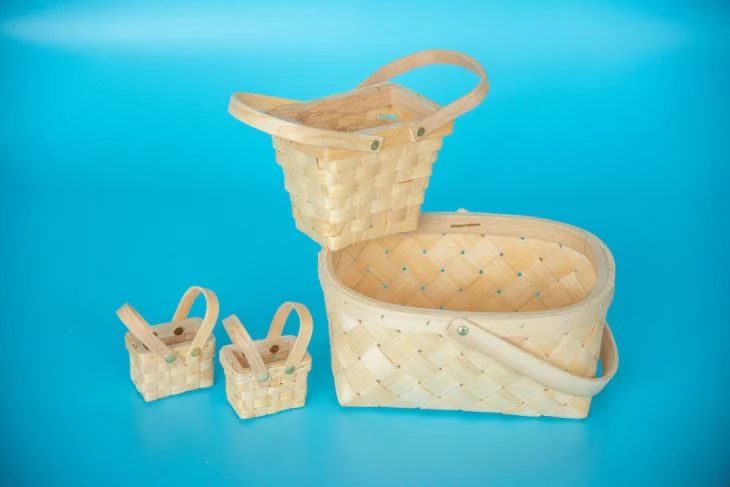 Grey Color Rope Storage Basket Organizer for Toys